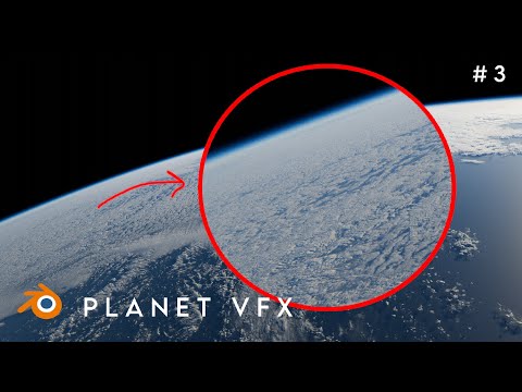 Видео: Затенение детальных облаков в планетарном масштабе — курс Blender 4.3+ Planet VFX