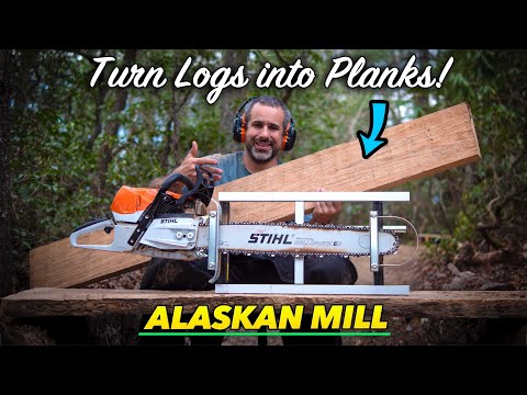 Видео: Используя аляскинскую мельницу для переработки мертвых деревьев в древесину, вы можете использовать