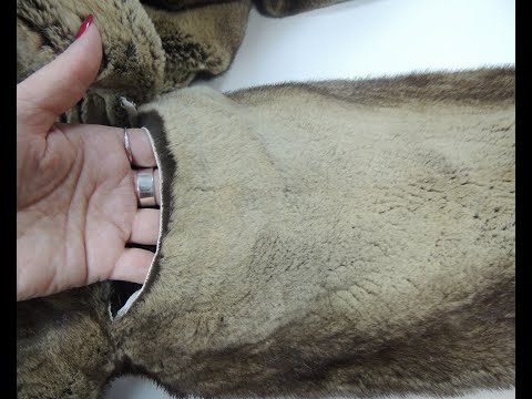Видео: #ремонтшубы Ремонт шубы из шкурок  норки ,как выполнить  вставки на нижнюю часть оката рукавов.