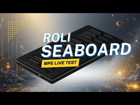 Видео: Roli Seaboard — первый живой тест MPE и фирменного ROLI Studio!