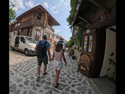Видео: A Day in Old Nessebar: 4K Walking Tour & Hidden Cafe Gems / Един ден в стария Несебър: 4K