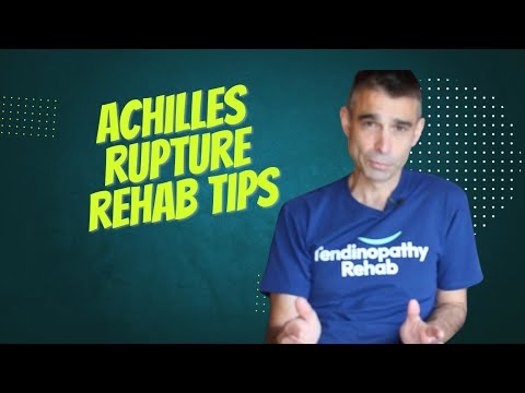 Видео: Реабилитация после разрыва ахиллова сухожилия. Важные советы. Вы этим занимаетесь?