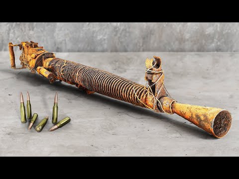 Видео: ДС-39 | Реставрация старого пулемёта