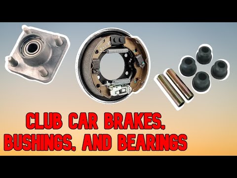 Видео: Переборка гольф-кара и замена тормозных втулок и подшипников на клубном автомобиле