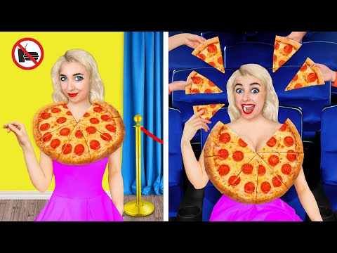 Видео: Как Пронести Сладости В Кинотеатр | Смешные трюки с едой от Multi Do