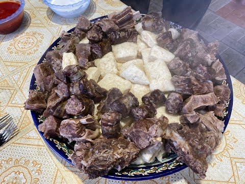 Видео: Аварский хинкал с сушеной колбасой и с мясом, который сведет с ума любого!!!!