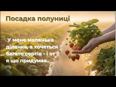 Видео: 8 порад як посадити полуницю і де придбати якісні саджанці