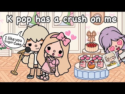 Видео: K-pop айдол влюблён в девочку в сахарном розовом цвете 💖🥰 | История жизни Toca | Toca boca