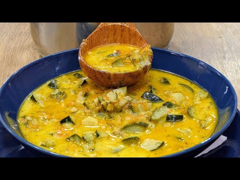 Видео: Каждую неделю готовлю суп из кабачков! Вкуснее, чем мясо. Полезный и недорогой рецепт.