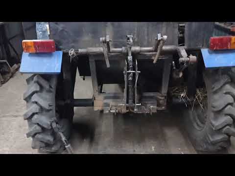Видео: новая навеска на самодельный трактор