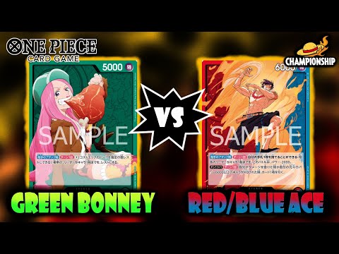 Видео: One Piece TCG: Анализ турнирной игры с Востока (формат OP13) — Финал, G Bonney против RU Ace