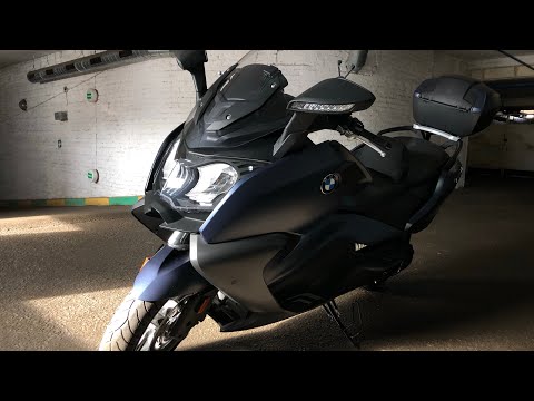 Видео: Макси скутер BMW C650GT привезенный мною из Японии с пробегом 1558 км 2019 года выпуска!