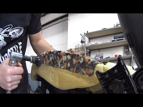 Видео: Ремонт сиденья и восстановление поролона