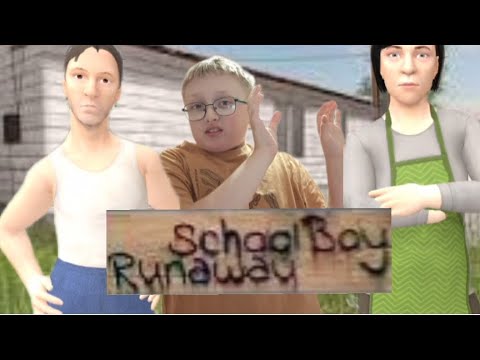 Видео: сбегаю от злых родителей в SCHOOLBOY RUNAWAY