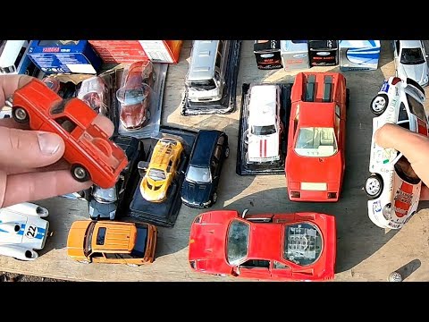 Видео: МОДЕЛИ СССР, масштабные модели Bburago. Поход на барахолку от Сами с усами. (22.09.18г)