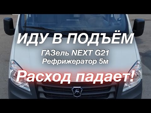 Видео: В подъём с новым двигателем G2,5 Расход снижается ГАЗель G21 Рефрижератор 5м