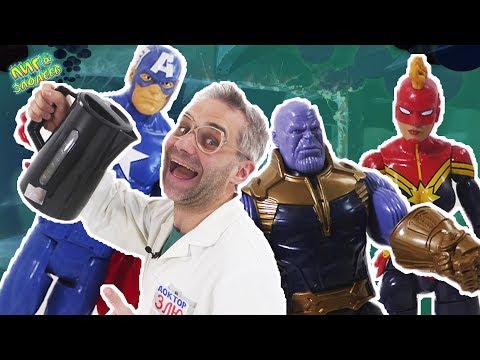 Видео: ДОКТОР ЗЛЮ и СВИНОТРОН моделируют драку МСТИТЕЛЕЙ! 13+