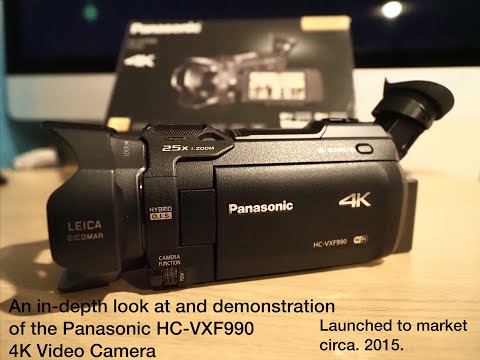 Видео: Panasonic HC-VXF990. Видеокамера 4K Ultra HD.
