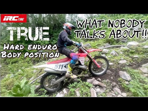 Видео: Настоящее положение тела в стиле Hard Enduro. О чём никто не говорит!