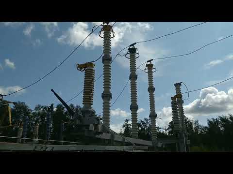 Видео: ВИДЕООБЗОР ПОДСТАНЦИИ 110/10 кВ, ВИДЕООБЗОР ОРУ-110кВ.