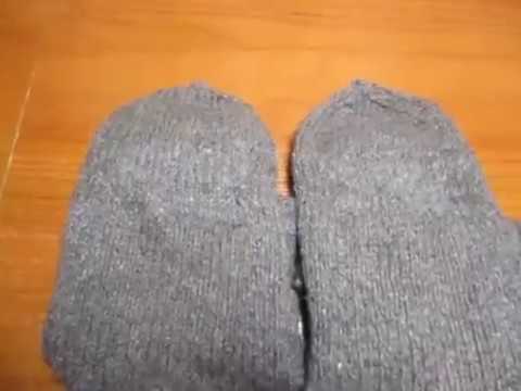 Видео: штопка вязаных носков спицами