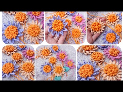 Видео: ✓МК Цветы крючком Ирландские мотивы [irish lace]