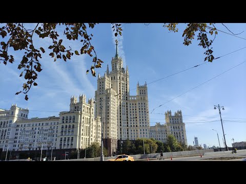 Видео: Осень на Чистопрудном, Покровском и Яузском бульварах.