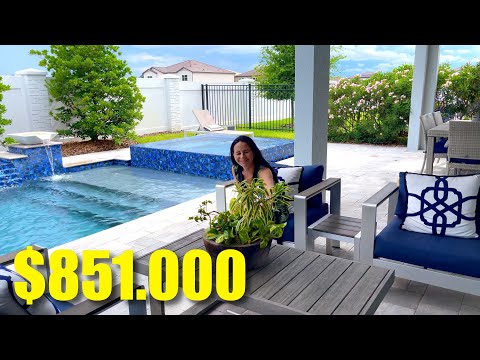 Видео: США. ОБЗОР модели ДОМА за $851.000 район Доктор Филлипс / Орландо Флорида