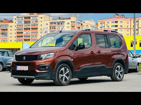 Видео: Правильный автомобиль для семьи и малого бизнеса. Peugeot Rifter GT-Line.