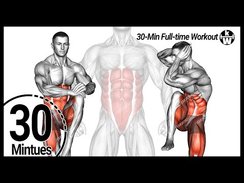 Видео: 30-минутная тренировка пресса стоя ➜ Накачай кубики пресса и избавься от жира на животе.