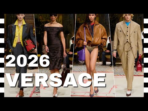 Видео: ✔️ VERSACE (Верса́че) коллекция весна-лето 2026 со стоп-кадром, на Неделе моды в Милане