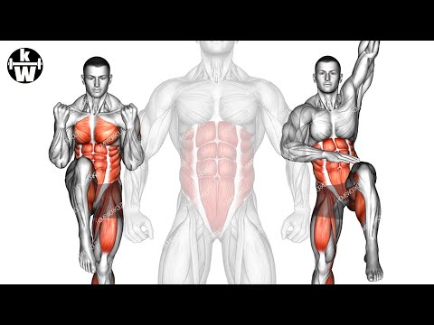 Видео: Упражнения на пресс стоя быстро превращают жир на животе в пресс.