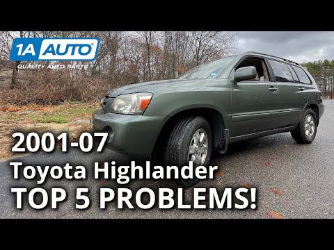 Видео: 5 главных проблем внедорожника Toyota Highlander 1-го поколения 2001-07