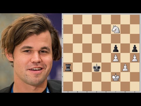 Видео: УВЛЕКАТЕЛЬНАЯ ОХОТА НА КОНЯ в исполнении Магнуса Карлсена! Чемпионат Мира по рапиду 2023 | Шахматы