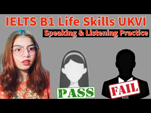 Видео: Полный тест IELTS B1 по жизненным навыкам: устная речь и аудирование ||Последняя оценка UKVI: сда...