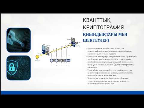 Видео: 11 Цифрлық ақпаратты қорғаудың инновациялық технологиялары PhD Токанов М.М. оқытушы - дәріскер