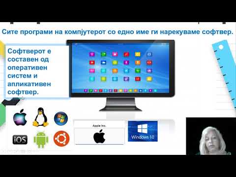 Видео: V одделение - Работа со компјутер и основи на програмирање - Хардвер и софтвер