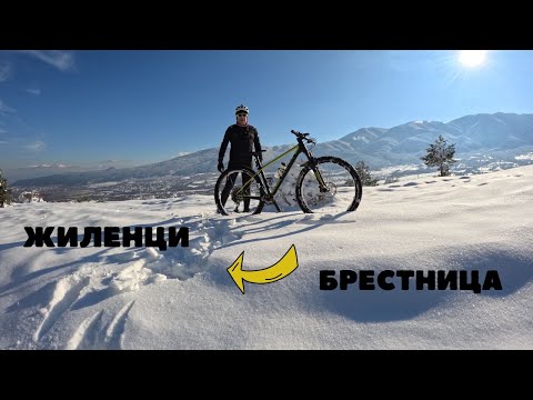 Видео: над Брестница... снежно... и...до Жиленци...
