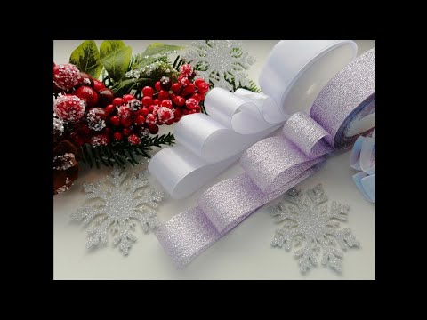 Видео: 5 ИДЕЙ 😍НОВОГОДНИЕ ЗИМНИЕ БАНТИКИ ИЗ ЛЕНТ ДЛЯ ВАШИХ ПРИНЦЕСС🌲❄🎀