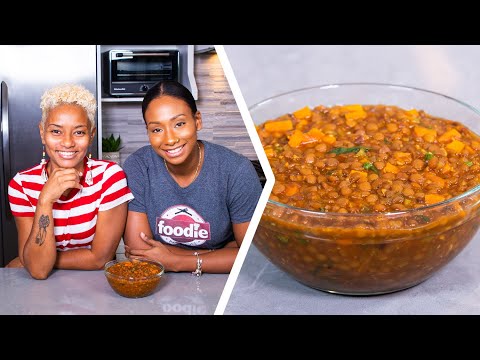 Видео: Как приготовить тушеную чечевицу Trini | Foodie Nation x Trini Food Designer — Арлин