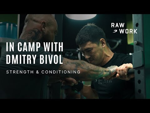 Видео: RAW WORK | Тренировка Дмитрия Бивола по силовой подготовке к бою за титул чемпиона мира | BOXRAW