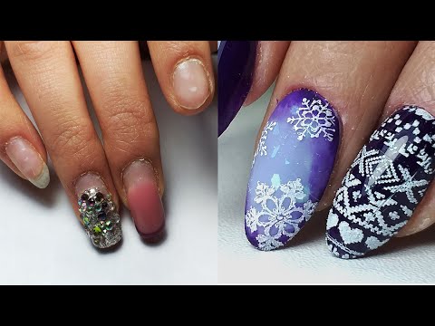 Видео: ❤  УЖАСНО относилось ПОКРЫТИЕ ❤ ЗИМНИЙ дизайн ❤  укрепление АКРИЛАТИКОМ ❤  COSMOPROFI ❤  СТЕМПИНГ ❤