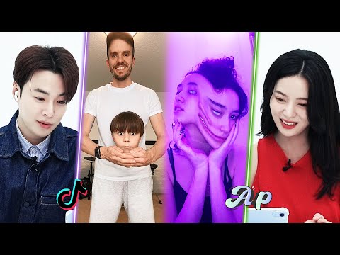Видео: Корейские айдолы реагируют на вызов TikTok «сканирование искажения времени» ｜ asopo