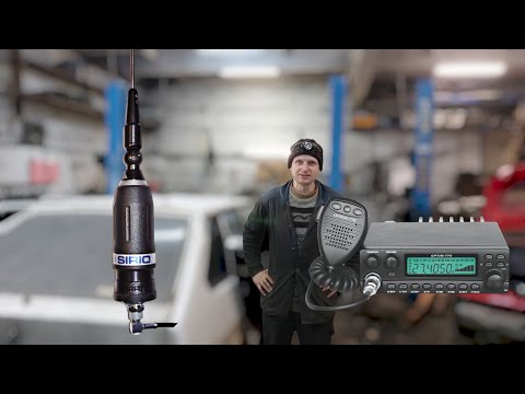 Видео: Врезка СИ-БИ антенны в крышу авто