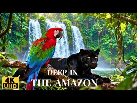 Видео: Джунгли Амазонки 4K: Потрясающая дикая природа джунглей и умиротворяющие звуки природы