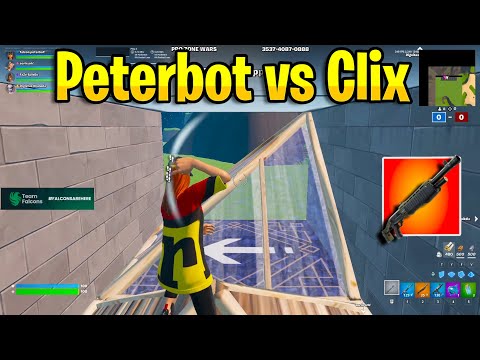 Видео: Питербот против Кликса и Ханады в Zone Wars 4 на 4