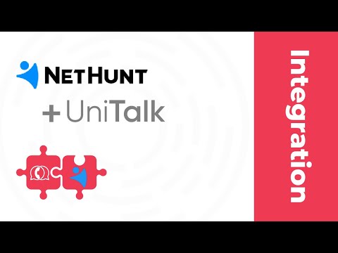 Видео: NetHunt та телефонія UniTalk. Налаштування, як працює інтеграція.