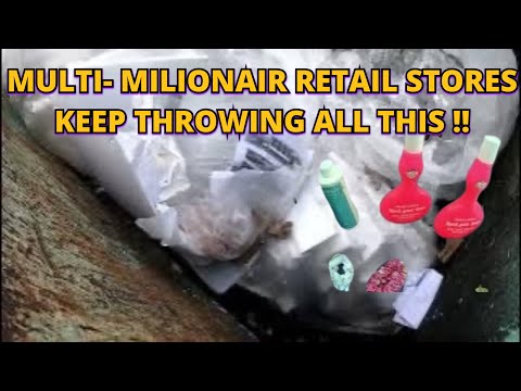 Видео: РЫНКA МУСОРНЫХ КОНТЕЙНЕРОВ - МНОГОМИЛЛИОННЫЕ РОЗНИЧНЫЕ МАГАЗИНЫ ПРОДОЛЖАЮТ ВЫБРАСЫВАТЬ ВСЕ ЭТО В ...