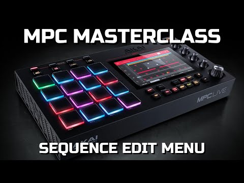 Видео: Меню редактирования последовательности MPC Masterclass EP5