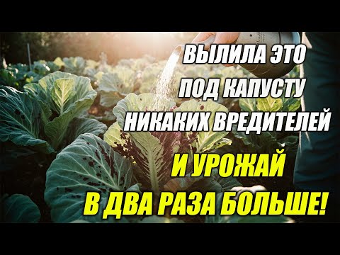 Видео: 15 капель под капусту и ни одного вредителя! Как спасти урожай от слизней и других паразитов